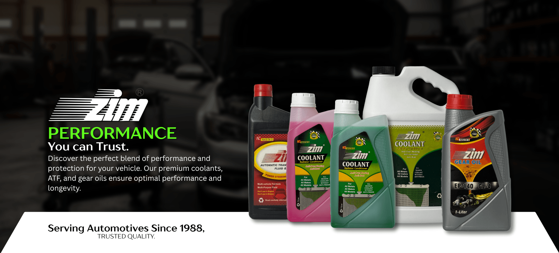 Zim Coolant Premium Banner