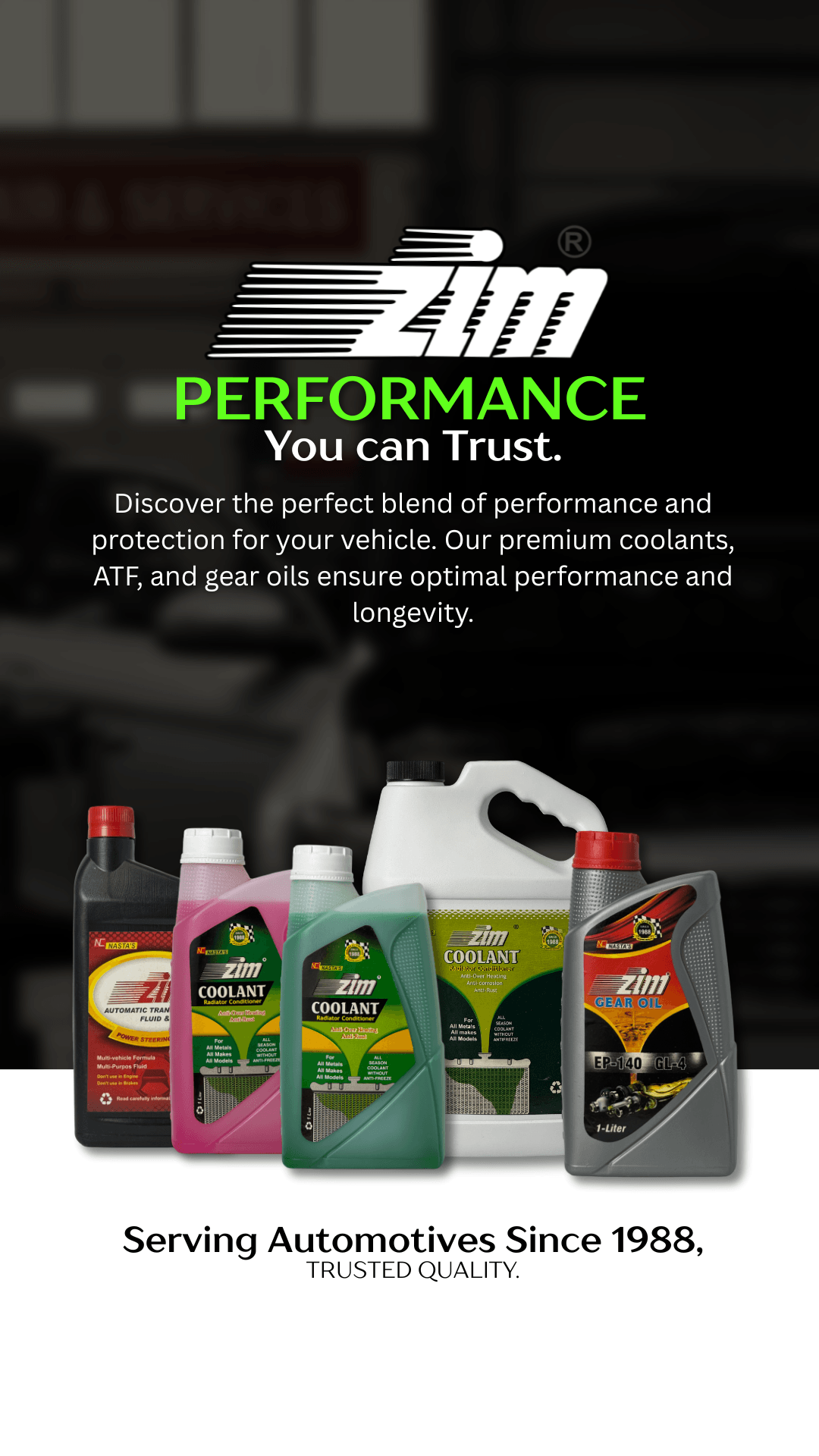 Zim Coolant Premium Banner